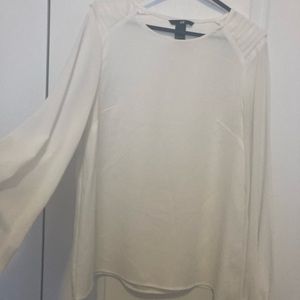 H&M White Dress Blouse